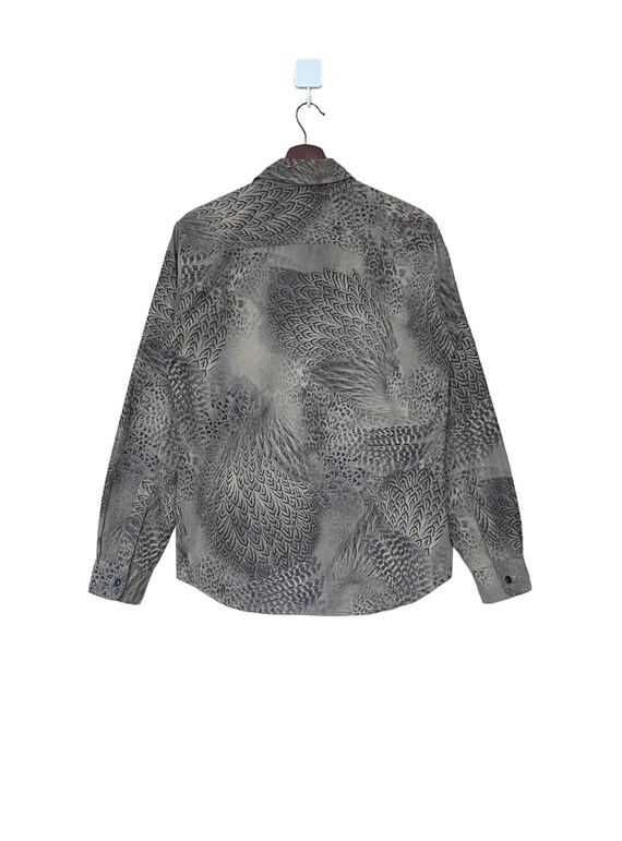 シャツ HUECLOSET Grunge Leopard Shirt 25KERO159 Leopard Head - up Close - Leopard up Close - Leopard Head T