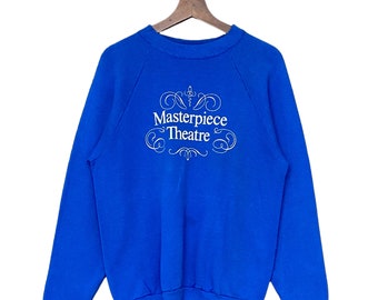 Rare Design Vintage Masterpiece Theatre Made In Usa Sweatshirt 1990s