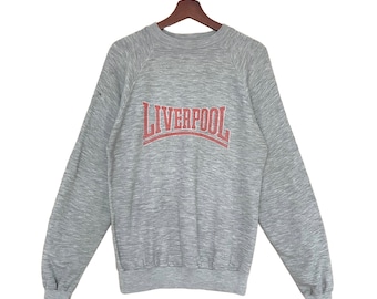Rare Vintage Football Team Liverpool Sweatshirt 1990s