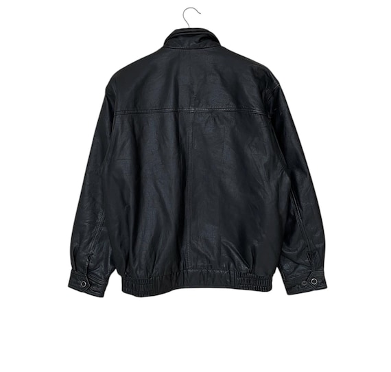 Rare Design Vintage Japanese Brand Seahop Club Leather Jacket