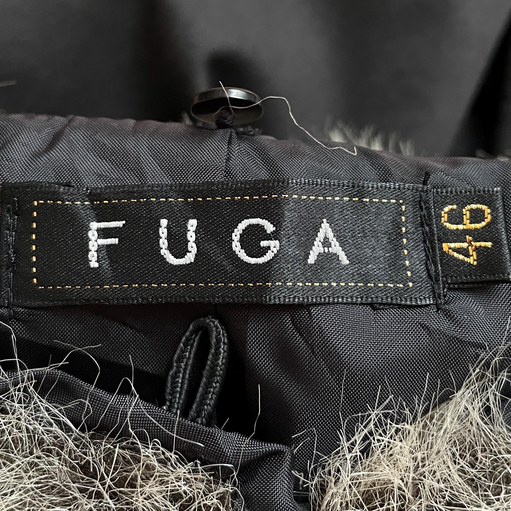 Rare Vintage Japanese Brand FUGA Fur Trench Coat 2000s