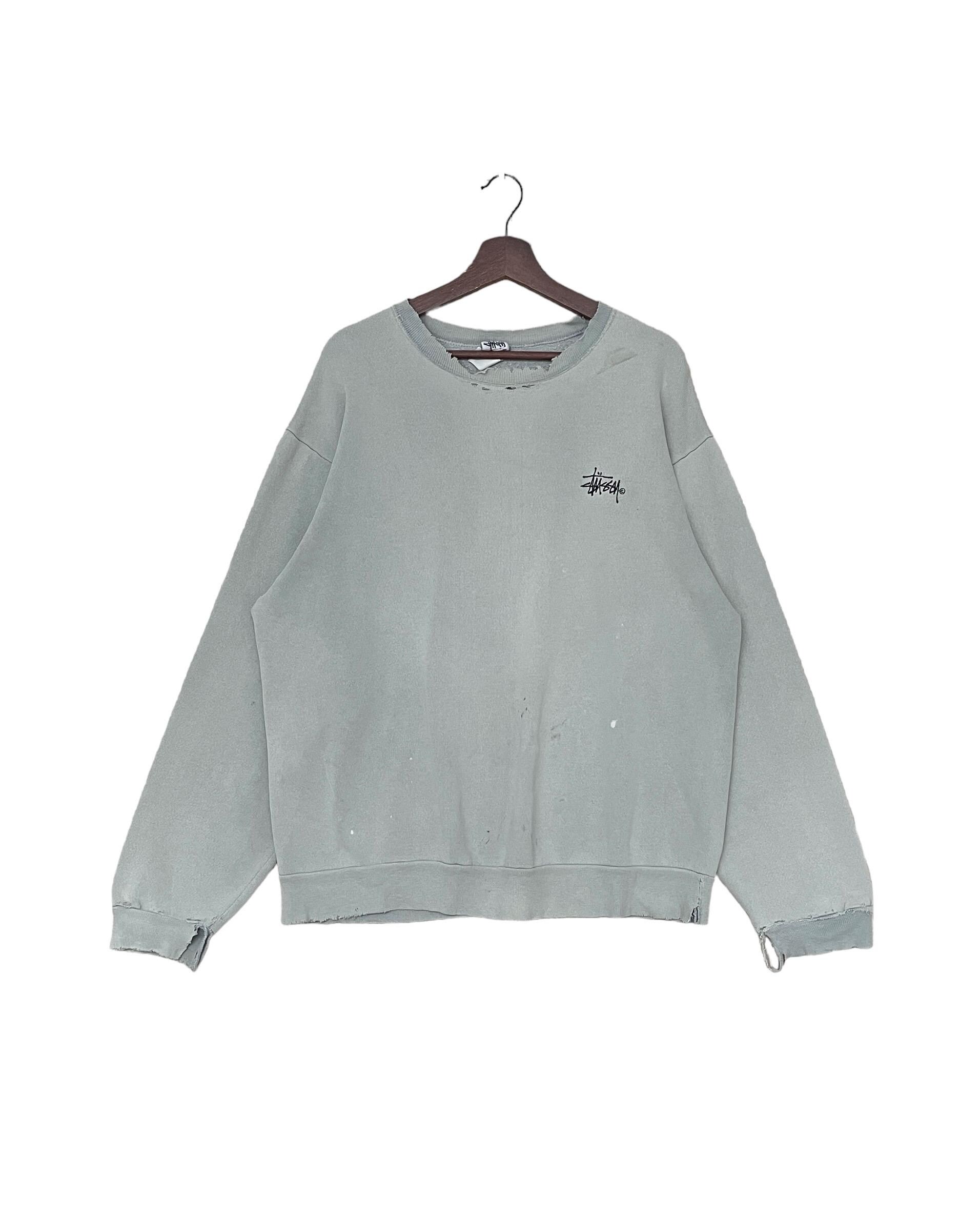 本日出品停止】old stussy 80s 90s ウールコート 折れクラウン