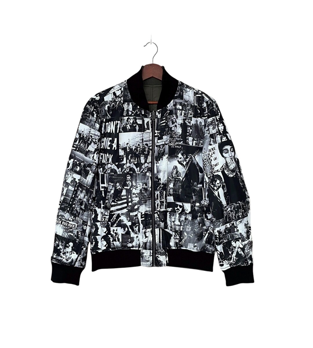 Rare Vintage Brand Jack Rose MA-1 Reversible Bomber Jacket 2000s