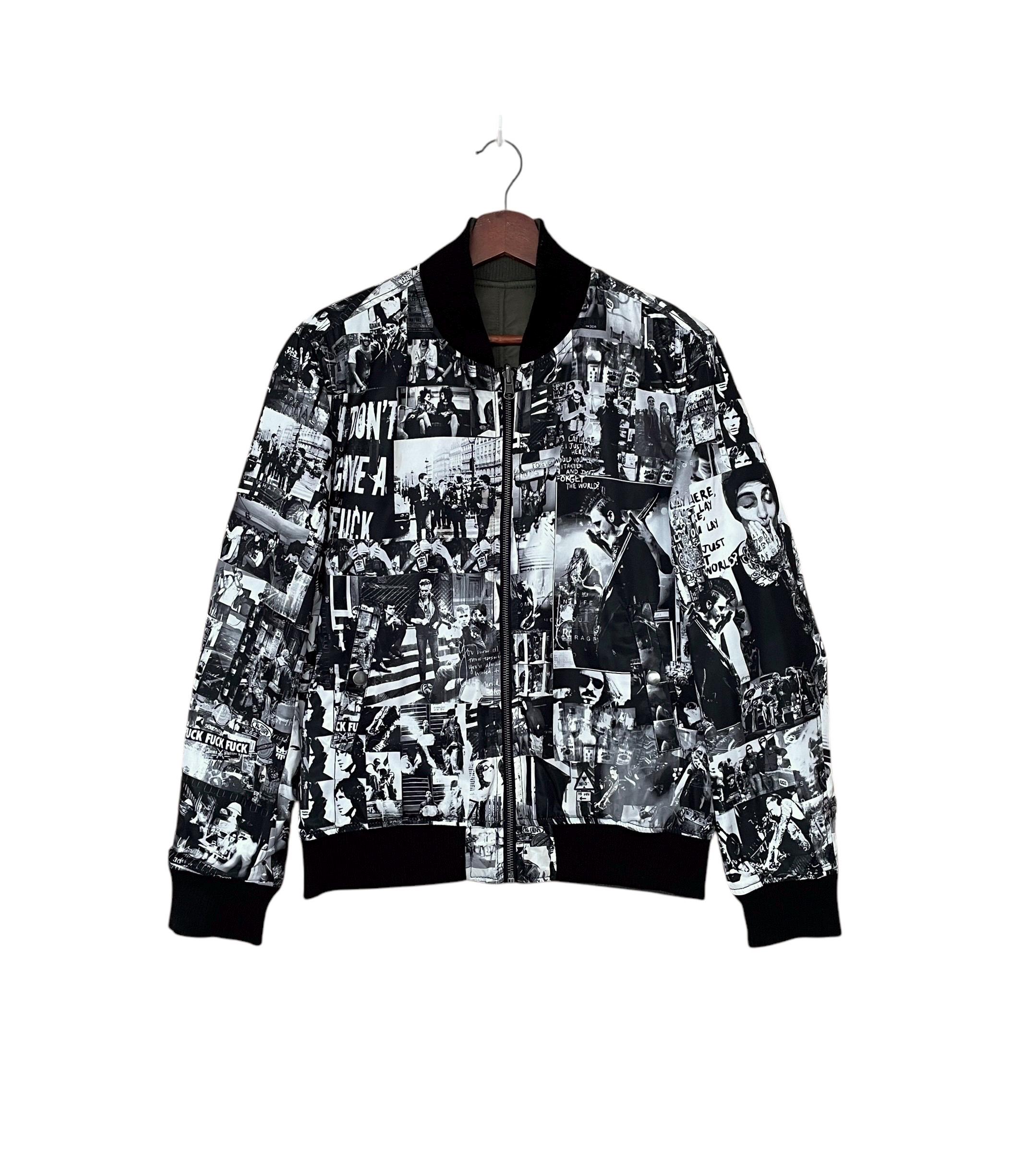 Rare Vintage Brand Jack Rose MA-1 Reversible Bomber Jacket 2000s