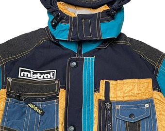 希少なデザイン ヴィンテージ ブランド ミストラル スキー ジャケット