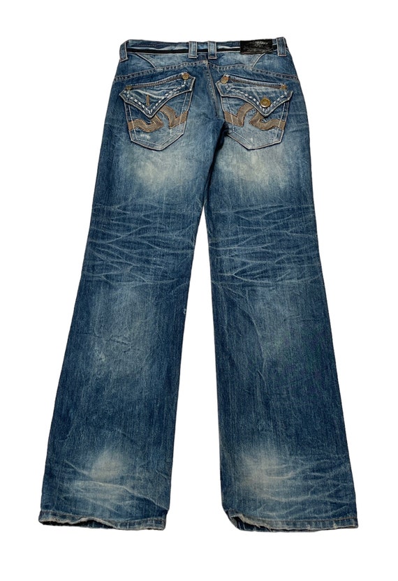 Rare Design Vintage Japanese Brand Red Pepper Distressed Jeans