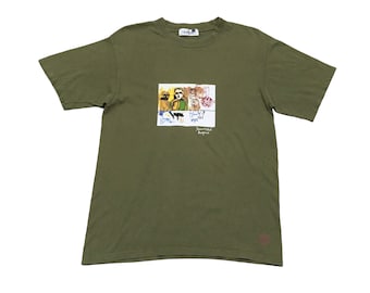Raro Vintage Andy Warhol Jean-Michel Basquiat Camiseta 1999s