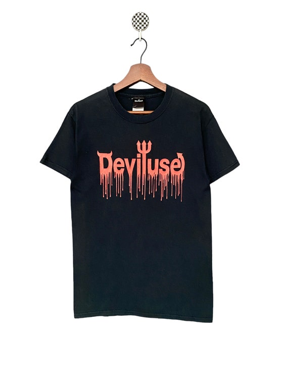 Rare Design Vintage Japanese Brand Deviluse T-shirt 1990s - Etsy