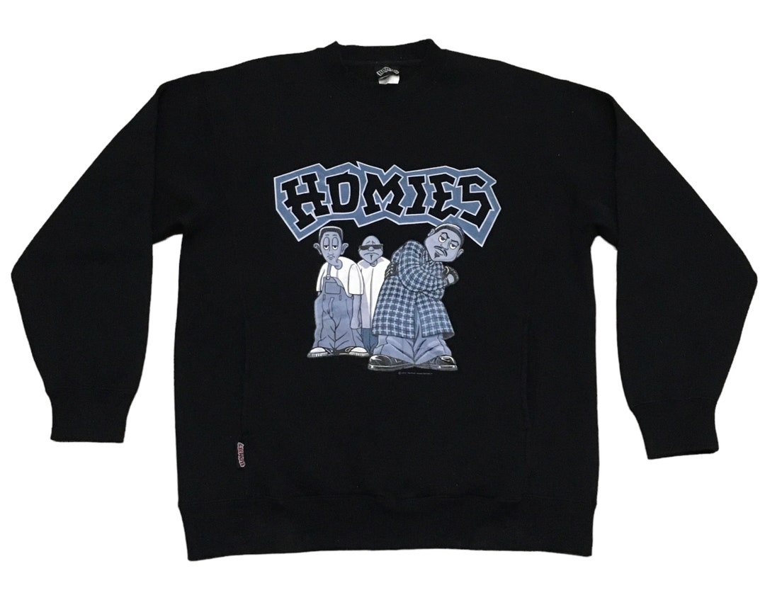 Rare Vintage Brand Homies Rapper Hip Hop Sweatshirt 2000s - Etsy