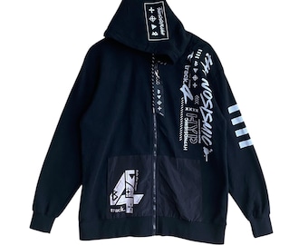 Rare Vintage Japanese Brand Zipper Hoodie 2000s - Etsy