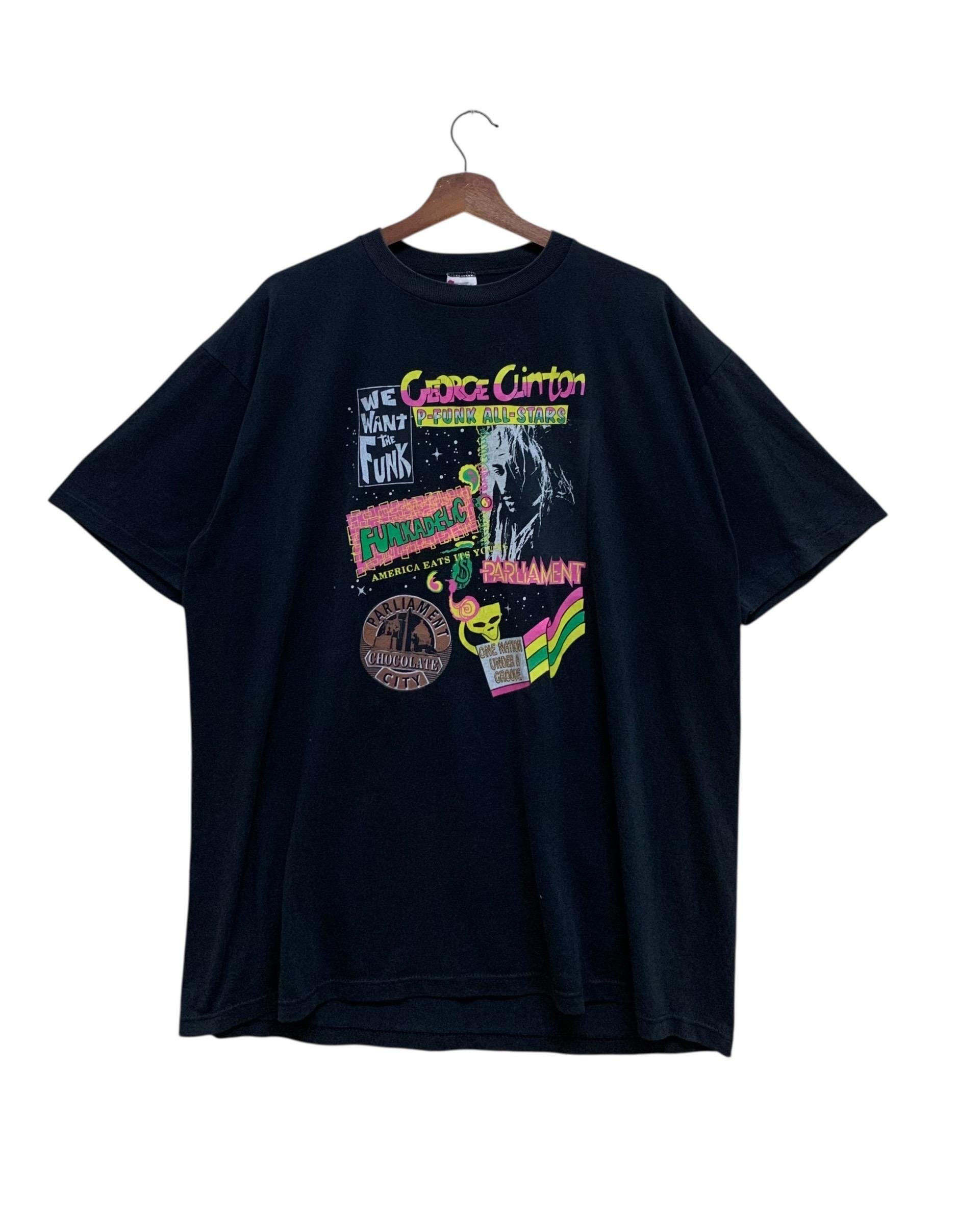 Rare Design Vintage Funk Band Parliament Funkadelic T-shirt 1990s