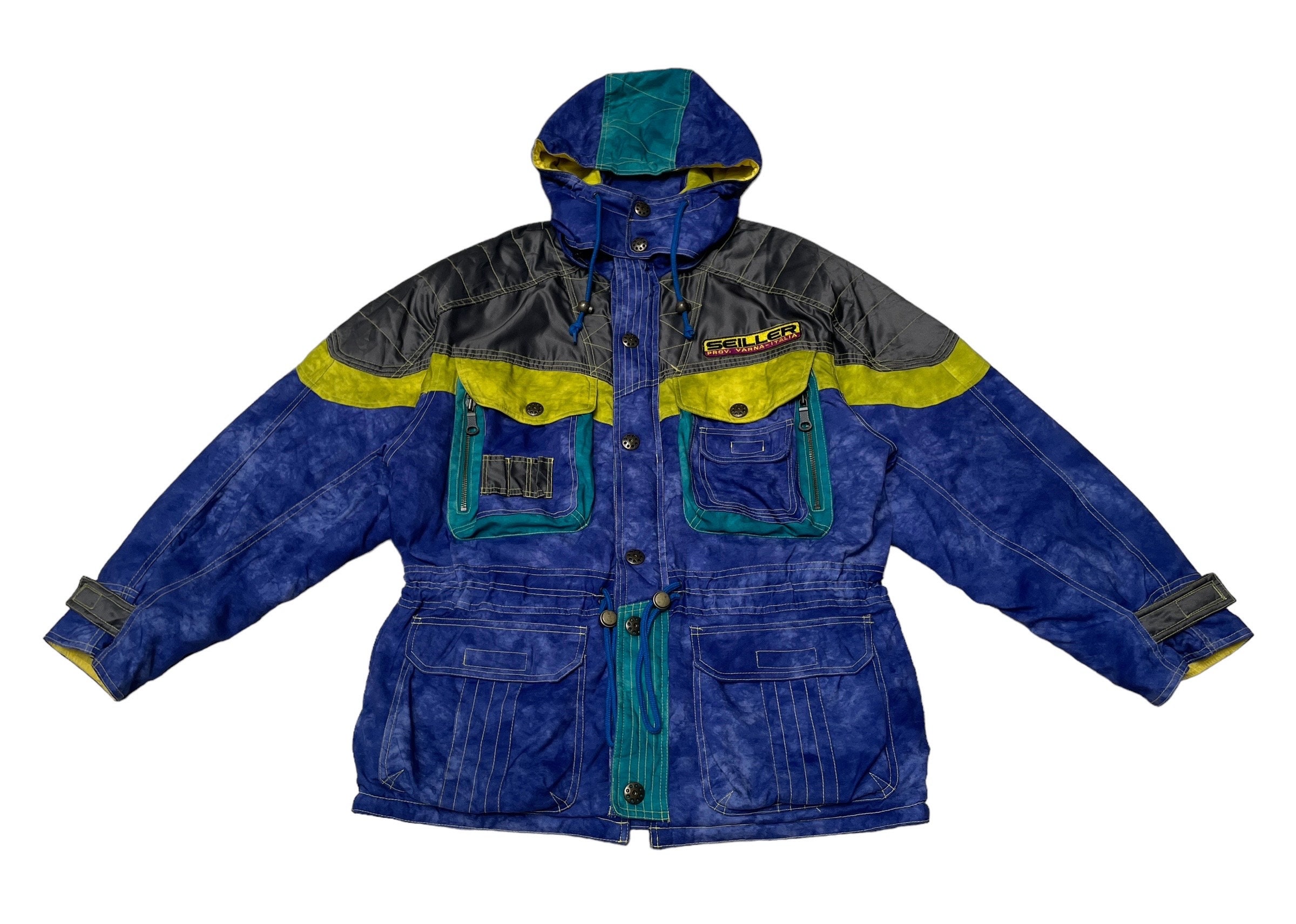 Rare Design Vintage Japanese Brand Seiller Sportivo Ski Jacket