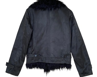 Rare Vintage Japanese Brand Tornado Mart Fur Leather Jacket Rare Vintage Japanese Brand Tornado Mart Fur Leather Jacket