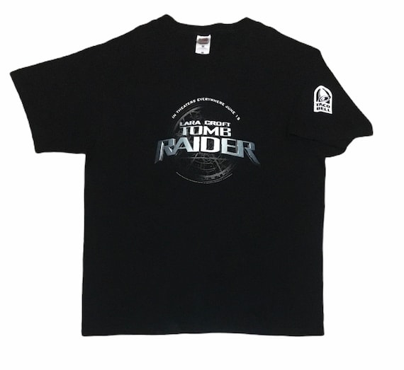 Vtg Movie Tomb Raider Lara Croft Angelina Jolie T-shirt 2001 - Etsy