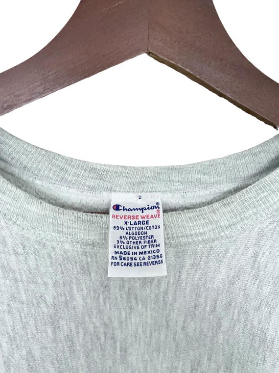 Rare Vintage Brand Champion Reversible Wave Sweatshirt 1990s