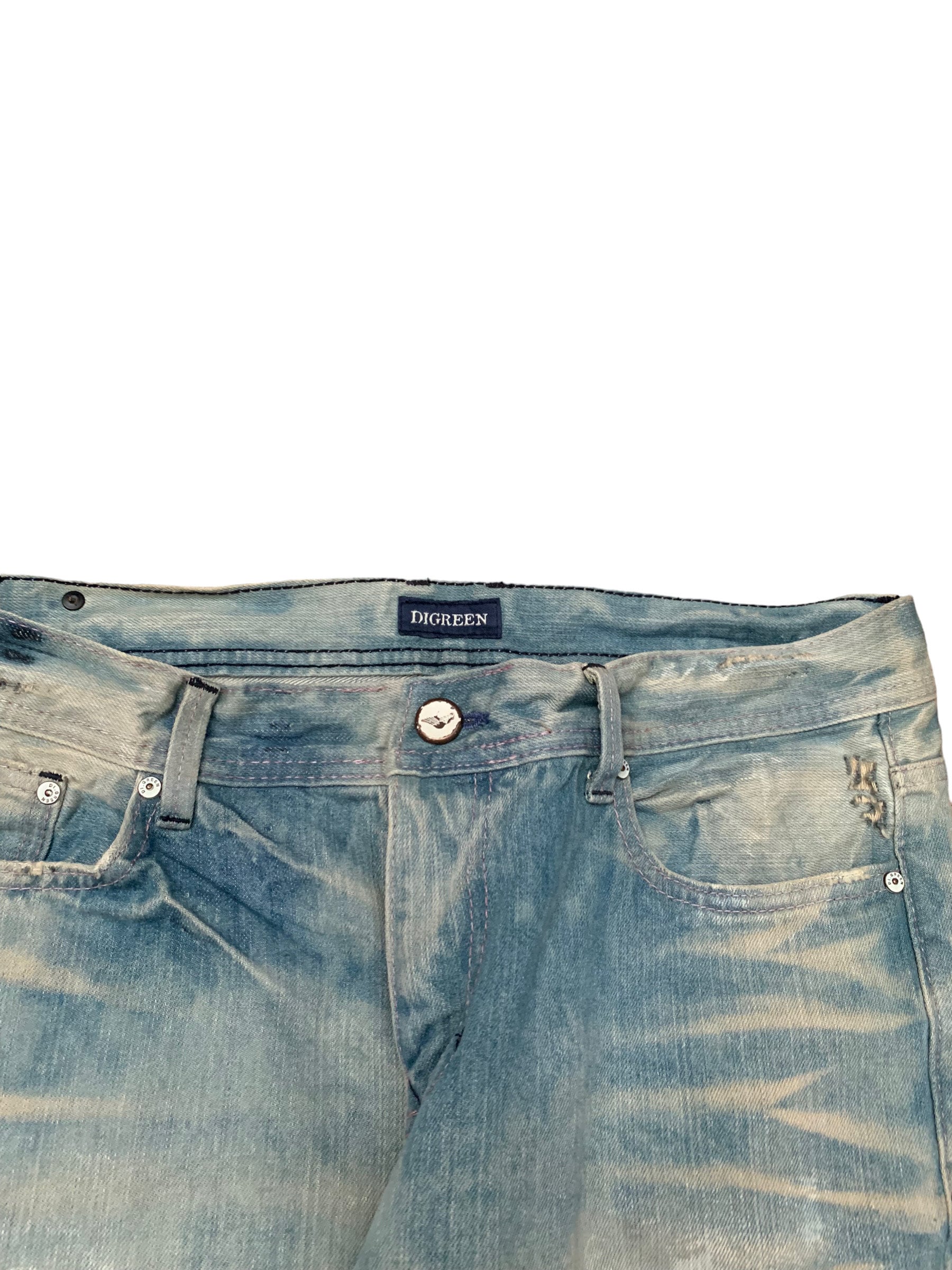 Rare Vintage Japanese Brand Digreen Distressed Jeans 2000s - Etsy