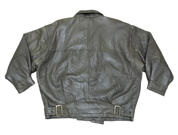 Vtg Japanese Brand Hai Sporting Gear Leather Jacket 1990s - Etsy
