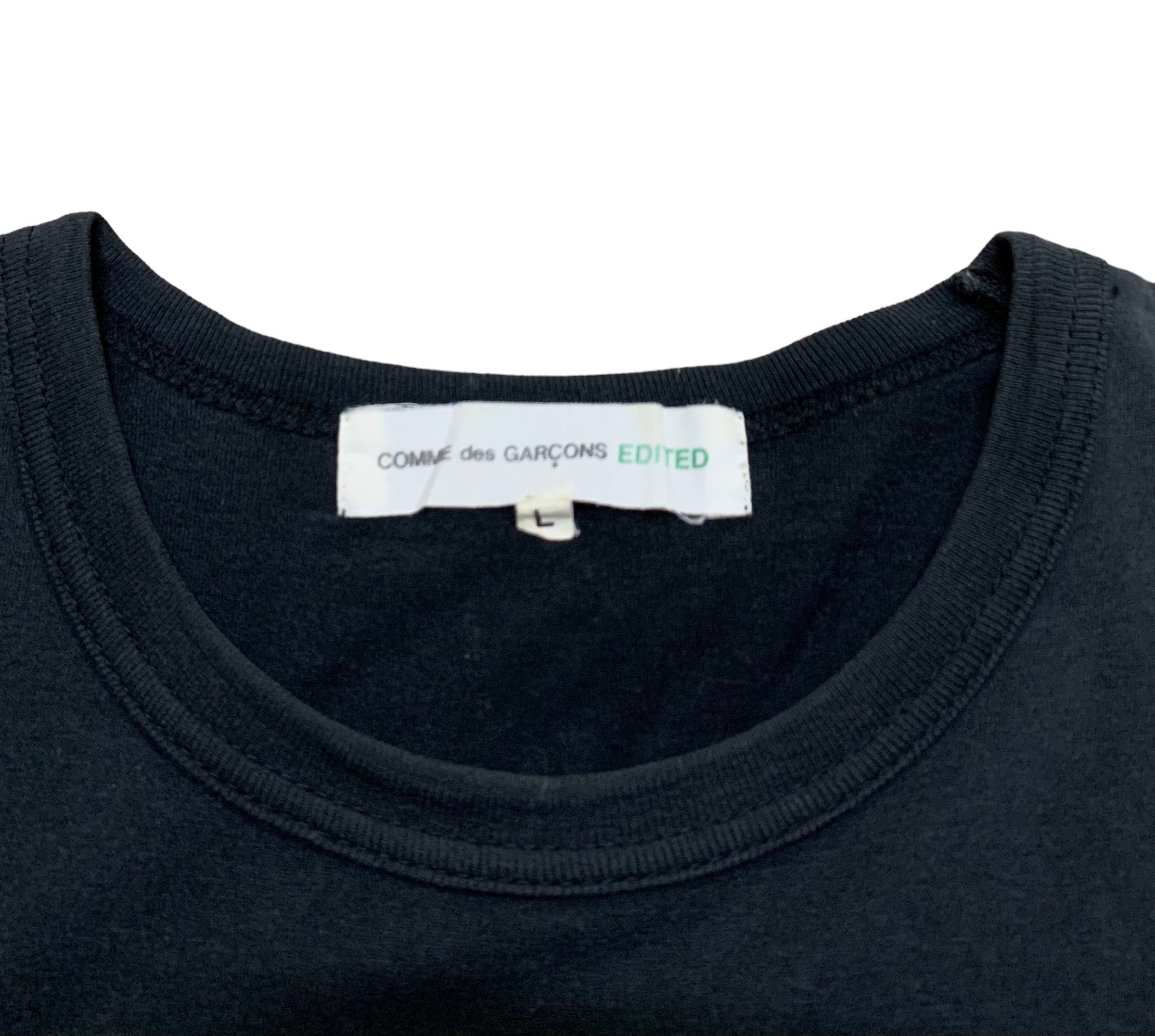 Rare Design Vintage Comme Des Garcons Edited T-shirt 2000s - Etsy