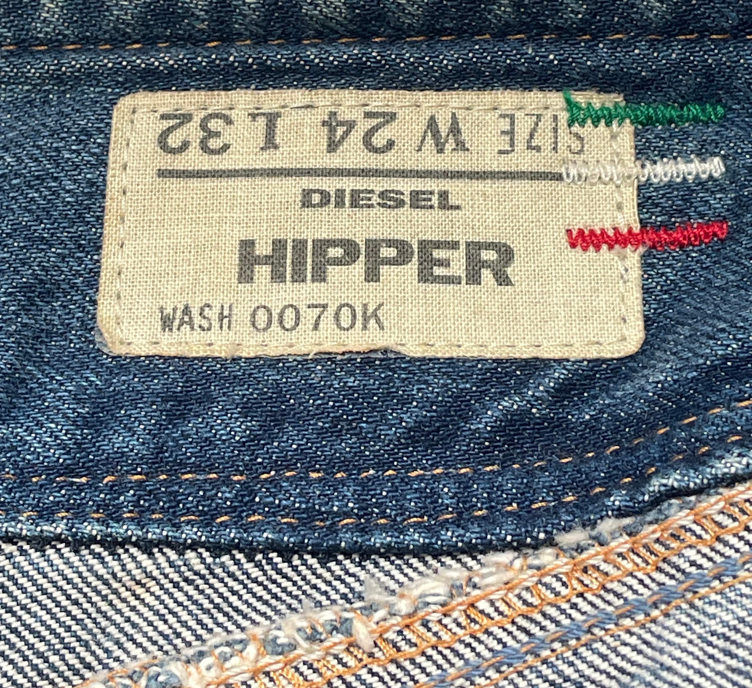 Rare Design Vintage Brand Diesel Hipper Flared Jeans 1990s