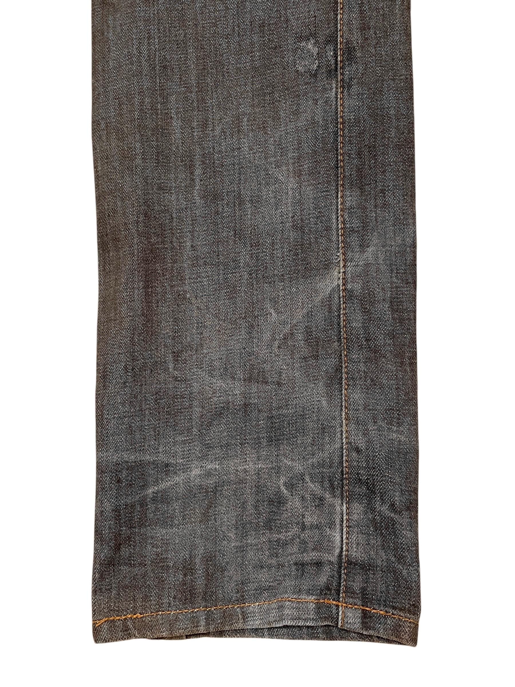 Rare Vintage Japanese Brand Breath Mint Double Waist Jeans 2000s