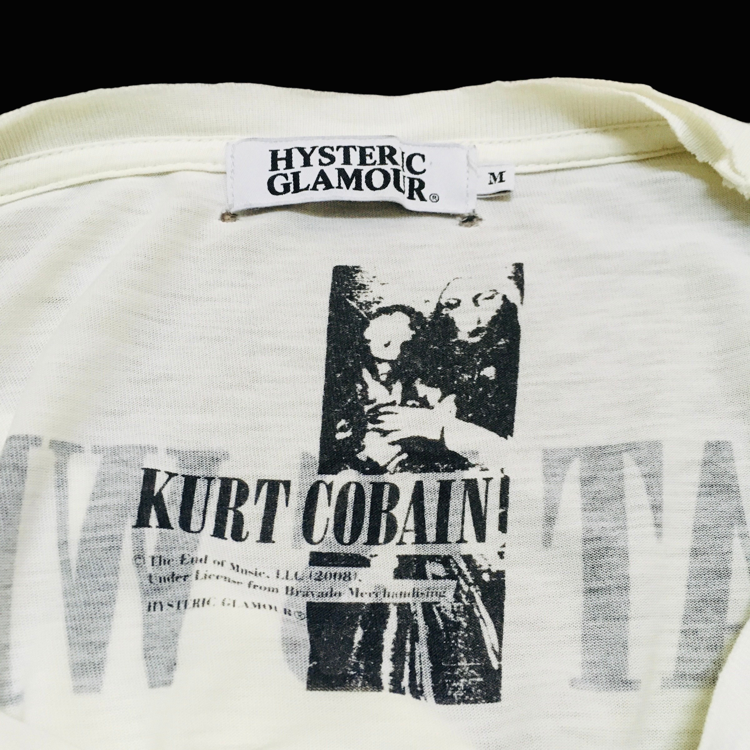 Rare Vintage Hysteric Glamour Kurt Cobain T-shirt 2000s - Etsy Rare Vintage Hysteric Glamour Kurt Cobain T-shirt 2000s - Etsy