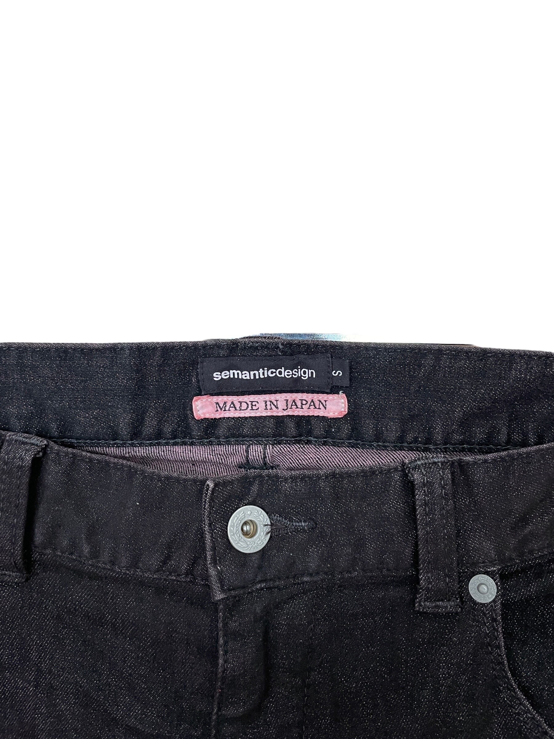 Rare Vintage Japanese Brand Semantic Design Waxed Jeans Rare Vintage Japanese Brand Semantic Design Waxed Jeans