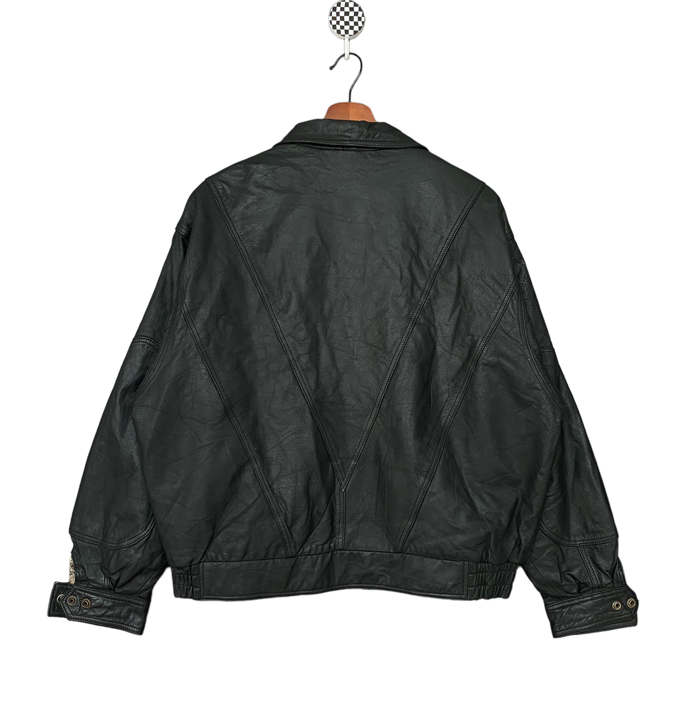 Rare Vintage Valentino Uomo Leather Jacket 1990s - Etsy Rare Vintage Valentino Uomo Leather Jacket 1990s - Etsy