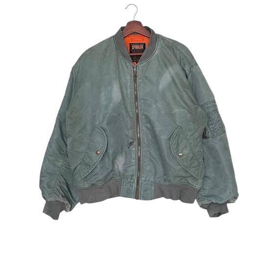Rare Vintage Japanese Brand Spinash MA-1 Flight Jacket 1990s - Etsy