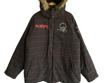 Very Rare Vintage Japanese Brand GOA N2B Monster Fur Military