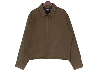 Vintage 90s Polo Ralph Lauren Harrington Jacket Polo Full Zipper