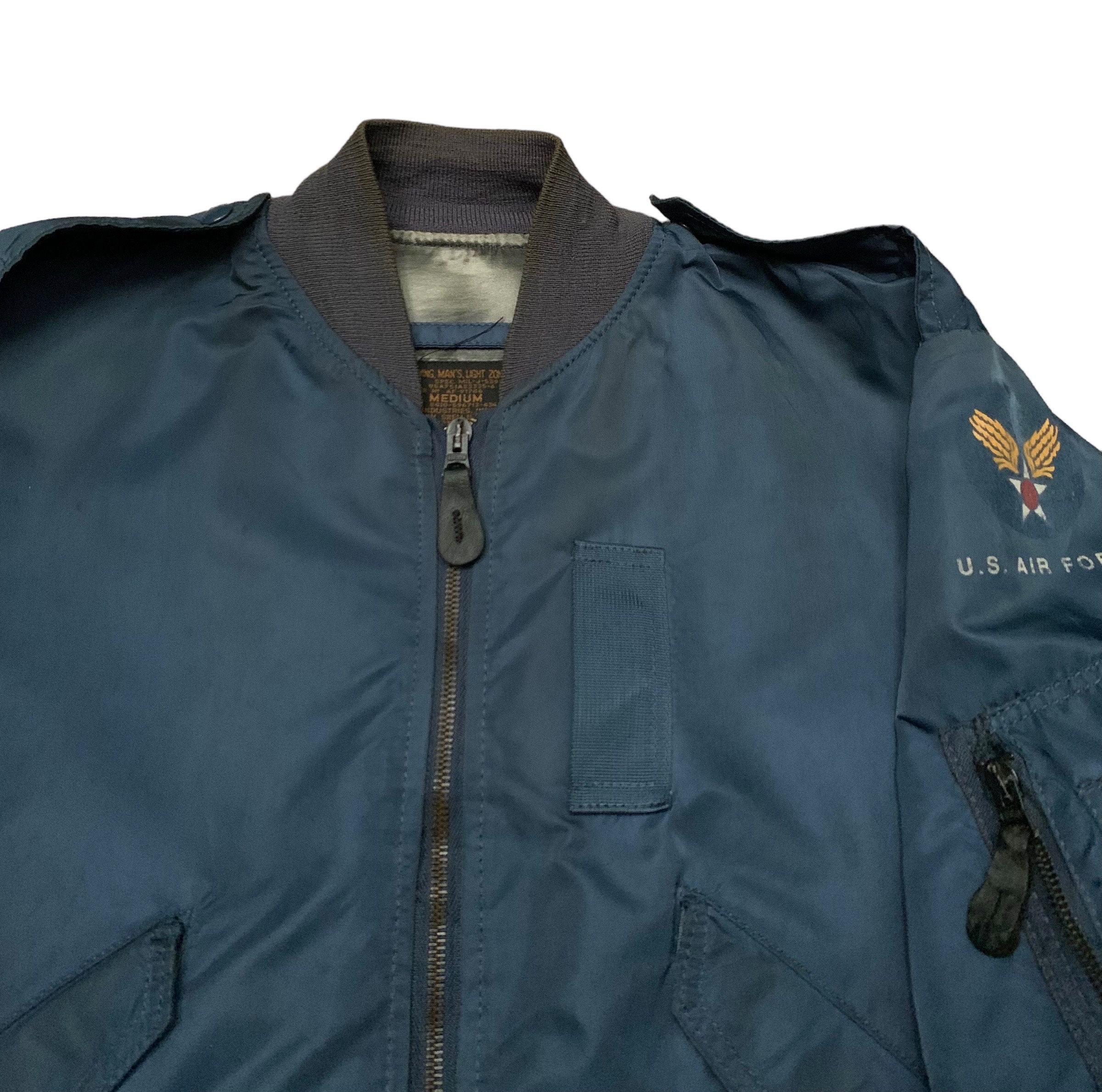 Very Rare Vintage Alpha Industries L-2A Bomber Jacket 1990s