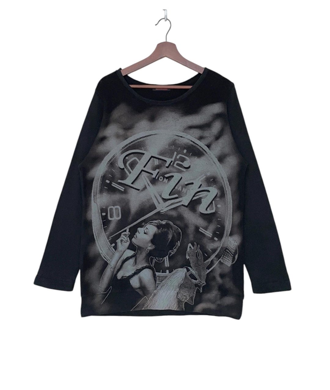 Rare Vintage Japanese Brand Rfrfrf Fullprint Sweatshirt 2000s - Etsy