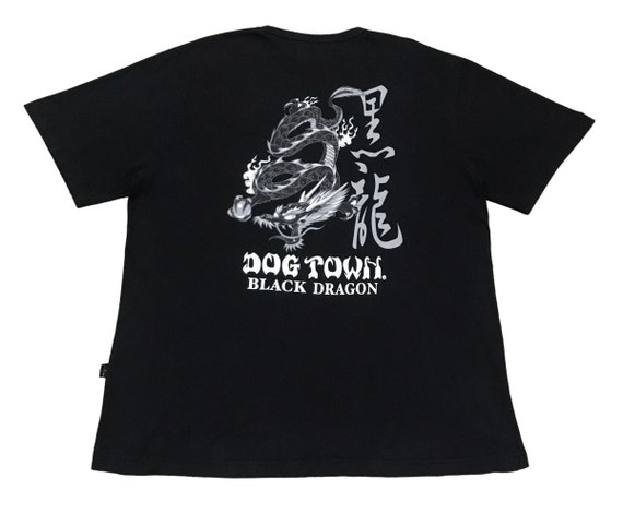 Rare Design Vintage Brand Dogtown Black Dragon T-shirt 1990s - Etsy Rare Design Vintage Brand Dogtown Black Dragon T-shirt 1990s - Etsy