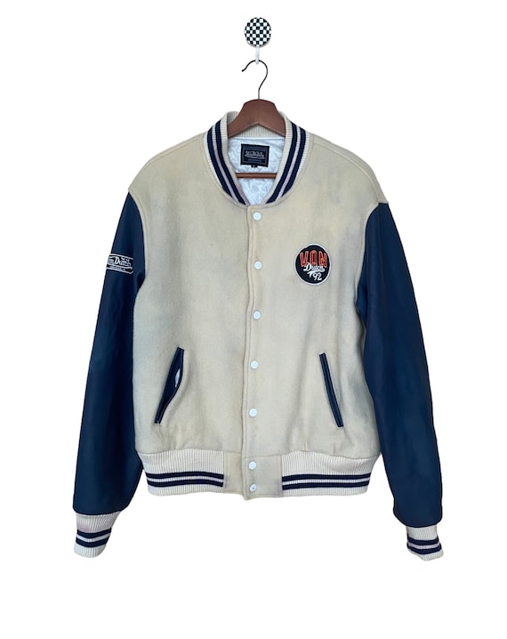 Rare Vintage Brand Von Dutch Leather Varsity 1990s - Etsy Israel Rare Vintage Brand Von Dutch Leather Varsity 1990s - Etsy Israel