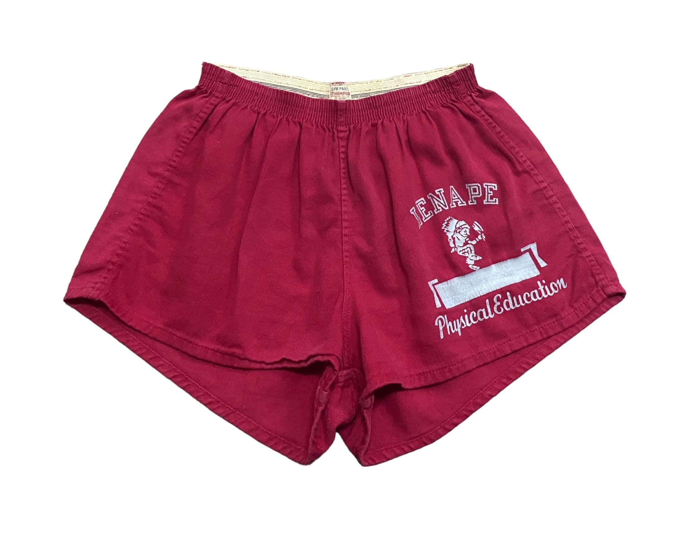 Shorts 60s Gym Outfit Mens Retro Workout Clothes Vintage Mens