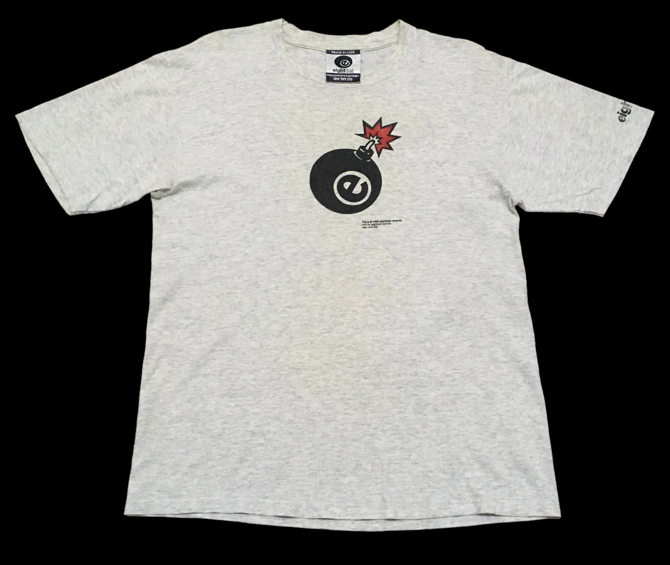 新しいブランド Design Rare Vintage 1995s T-shirt York New Records Eightball トップス