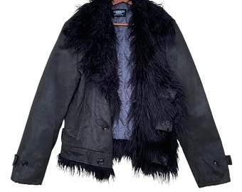 トップス early 00s TORNADO MART Fur Cardigan M ?media_id=3558093254986887128