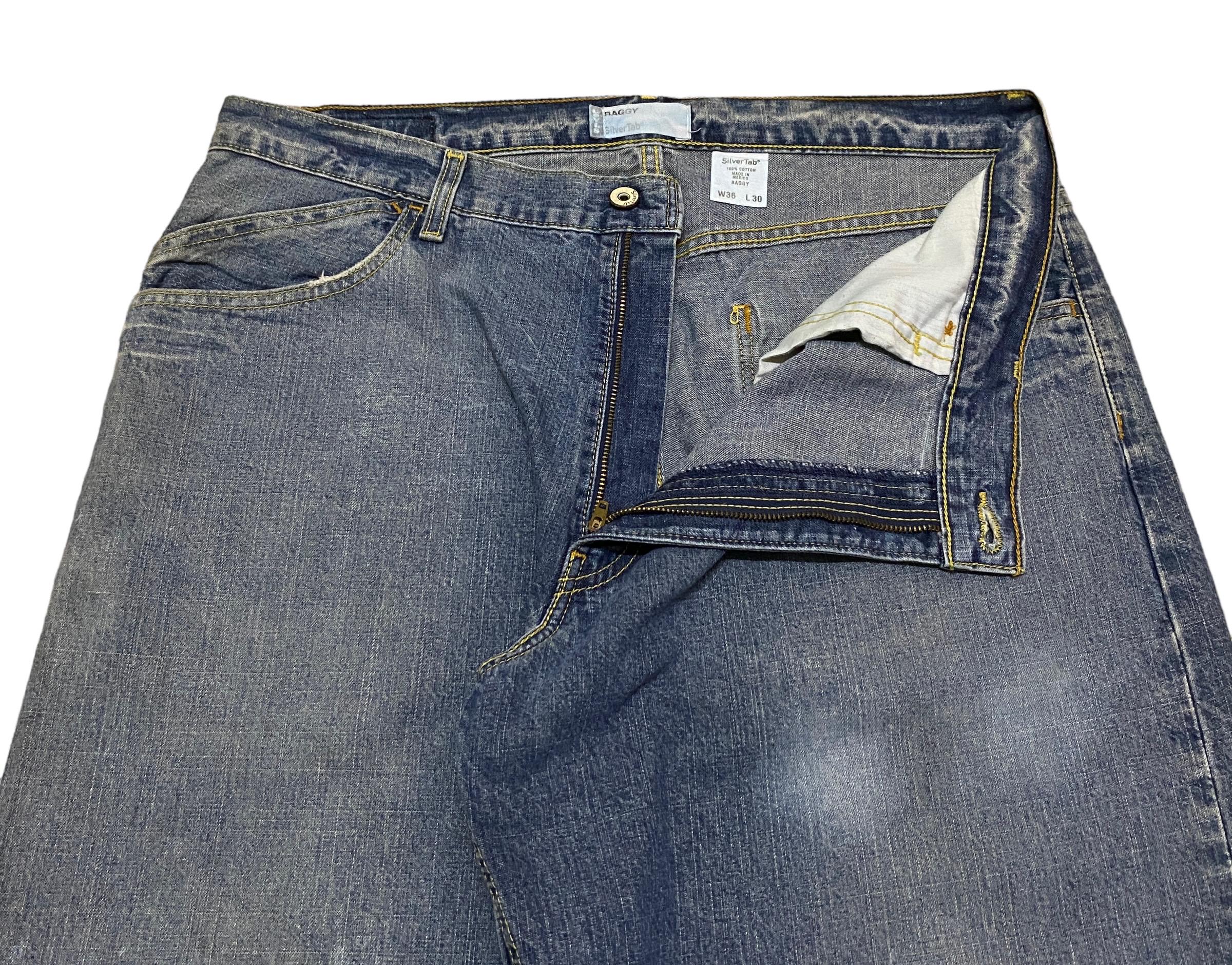 Rare Design Vintage Brand Levi's Silvertab Baggy Jeans 2000s - Etsy