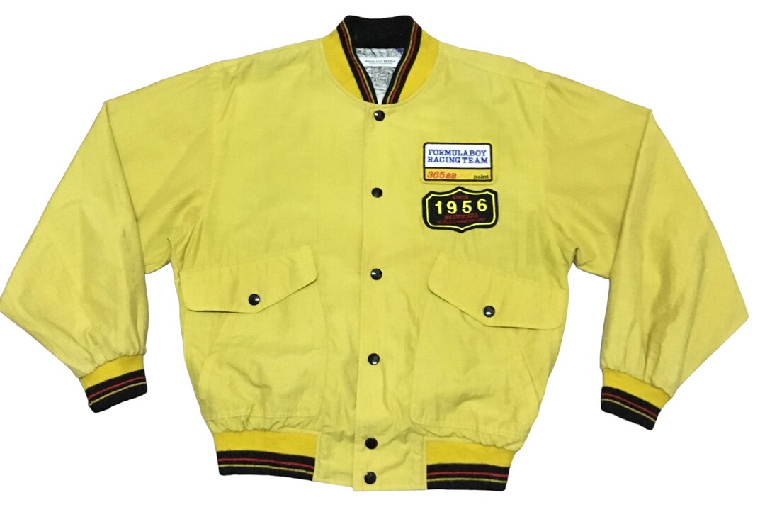 Rare Design Vintage Brand Rally Boy Bomber Jacket 1990s - Etsy