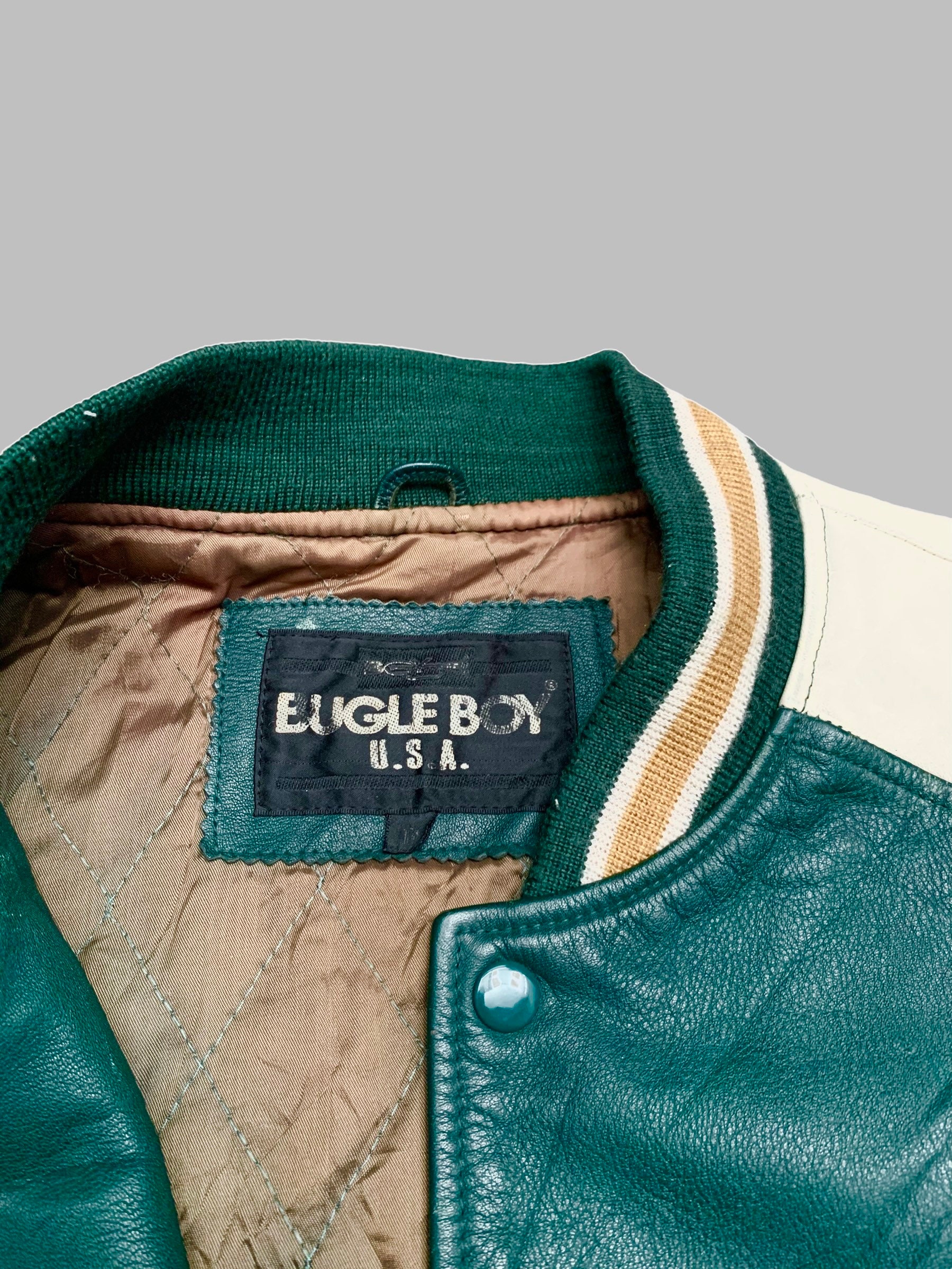 ジャケット・アウター 90s archive BUGLE BOY leather jacket A-2 90s archive BUGLE BOY leather jacket A-2 | eBay