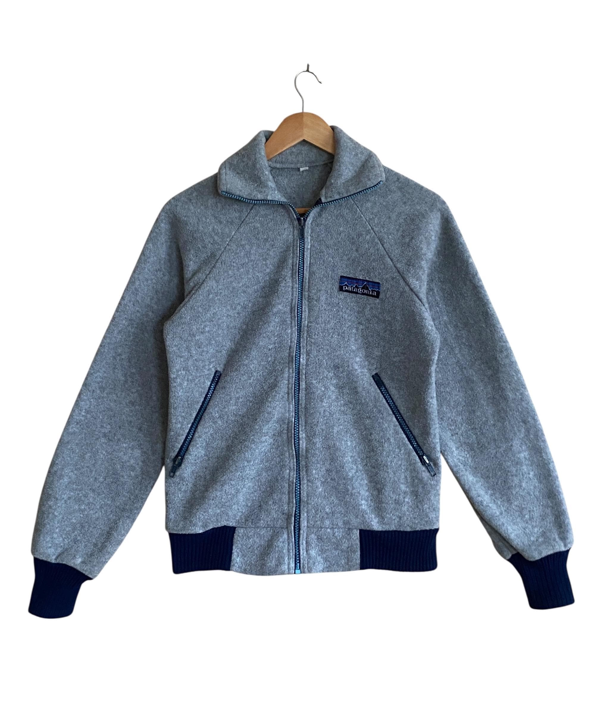 ヴィンテージ 1980s 「patagonia 」guide jacket 80s Vintage Patagonia Fleece Lined Satin Nylon Jacket Size