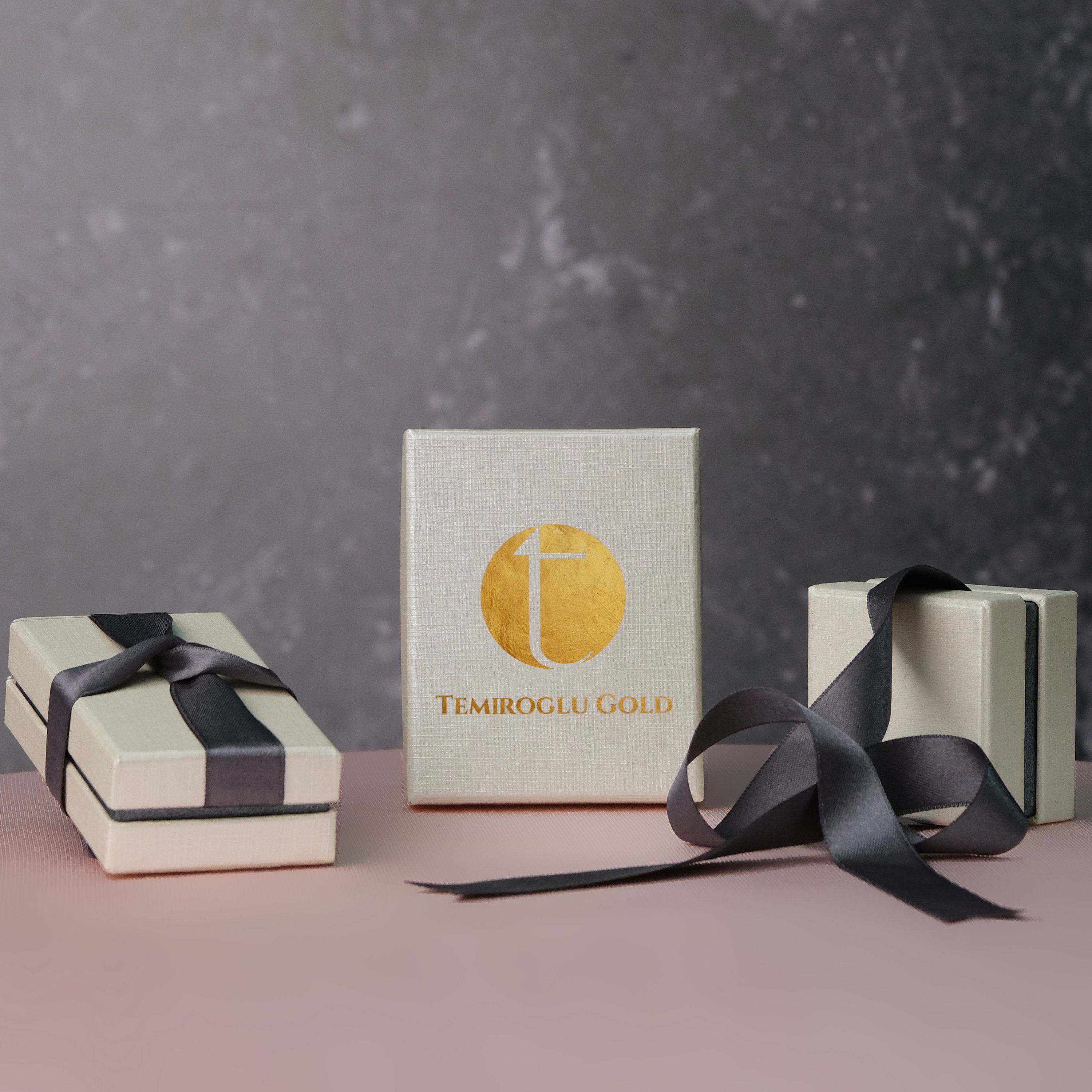 14K純金製オスマン帝国トゥグラネックレス、本物の金製トルコ