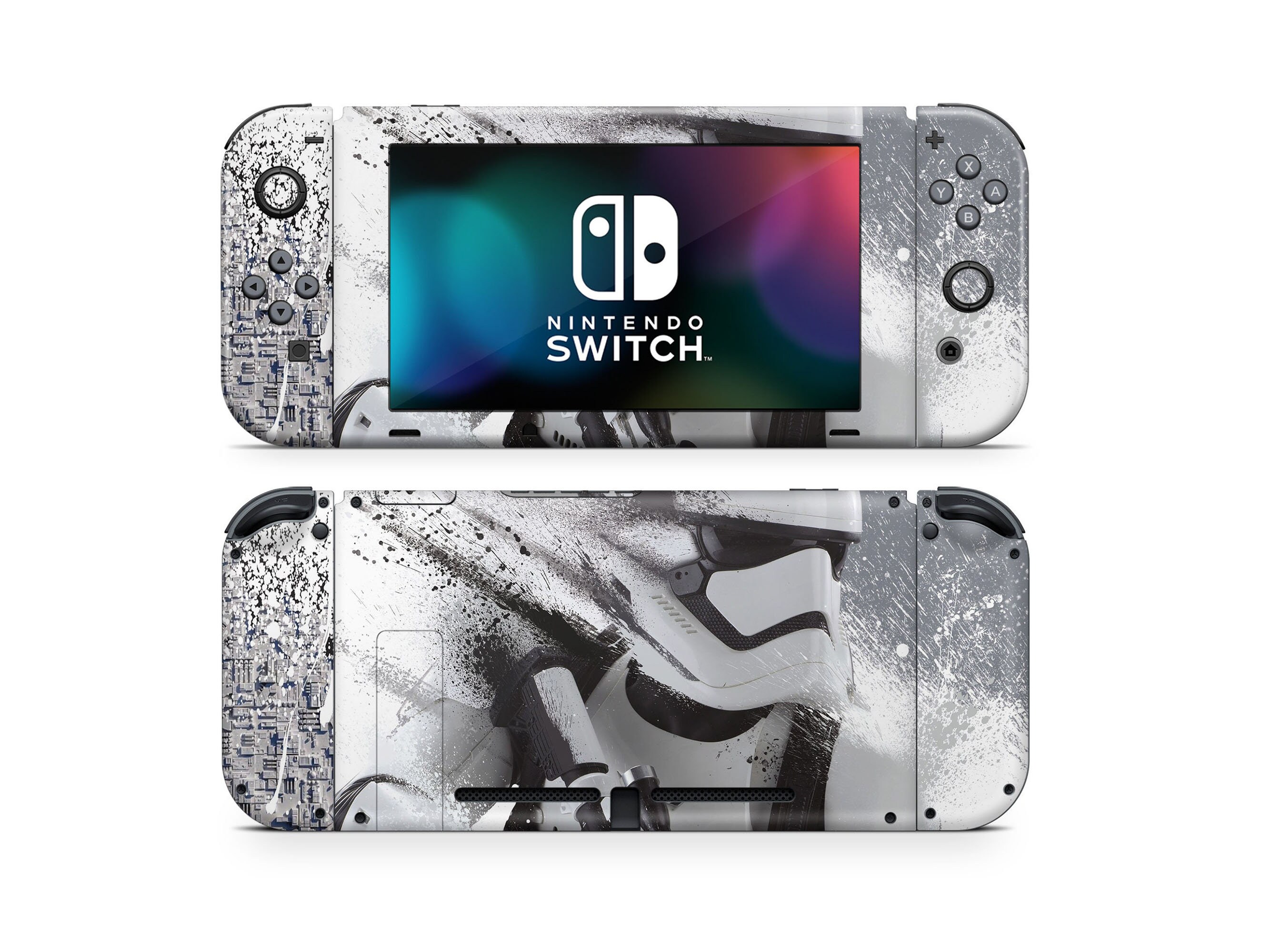 Nintendo Switch ホワイトカスタム Soft Touch White - Pastel White Accents - Custom Nintendo