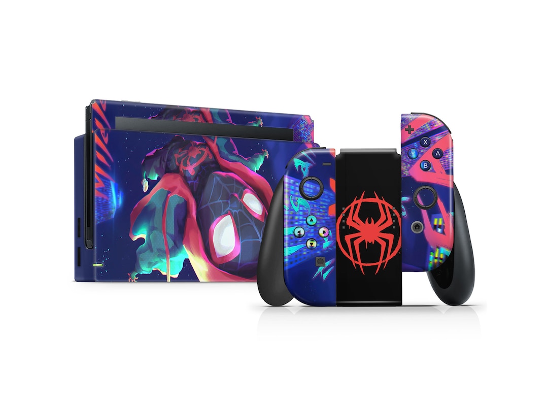 Spiderverse Spiderman Nintendo Switch Skin, Spider-man Miles