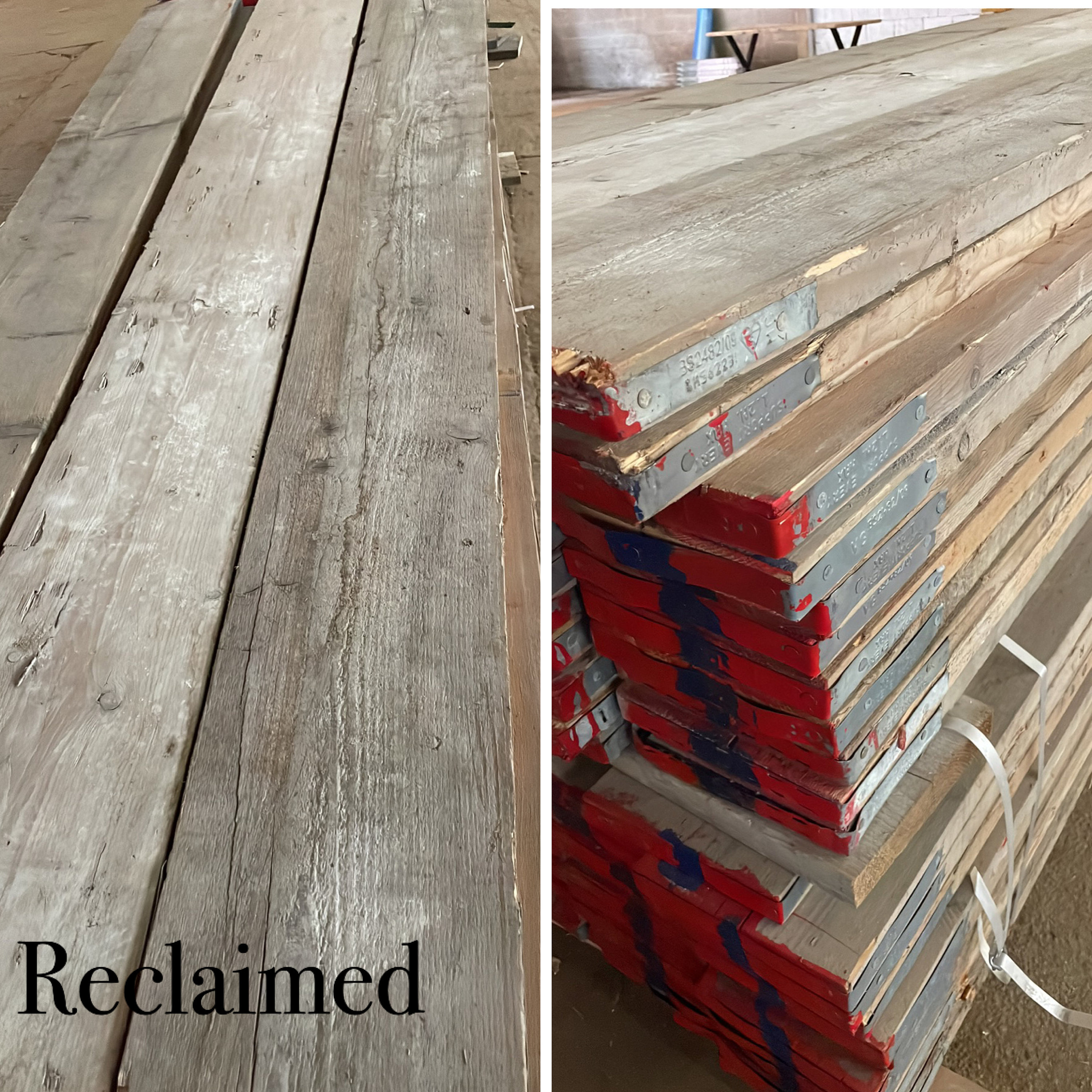 Unfinished Scaffold Boards Cut to Size Make Rustic Wooden Shelves or Furniture on A Budget DIY
