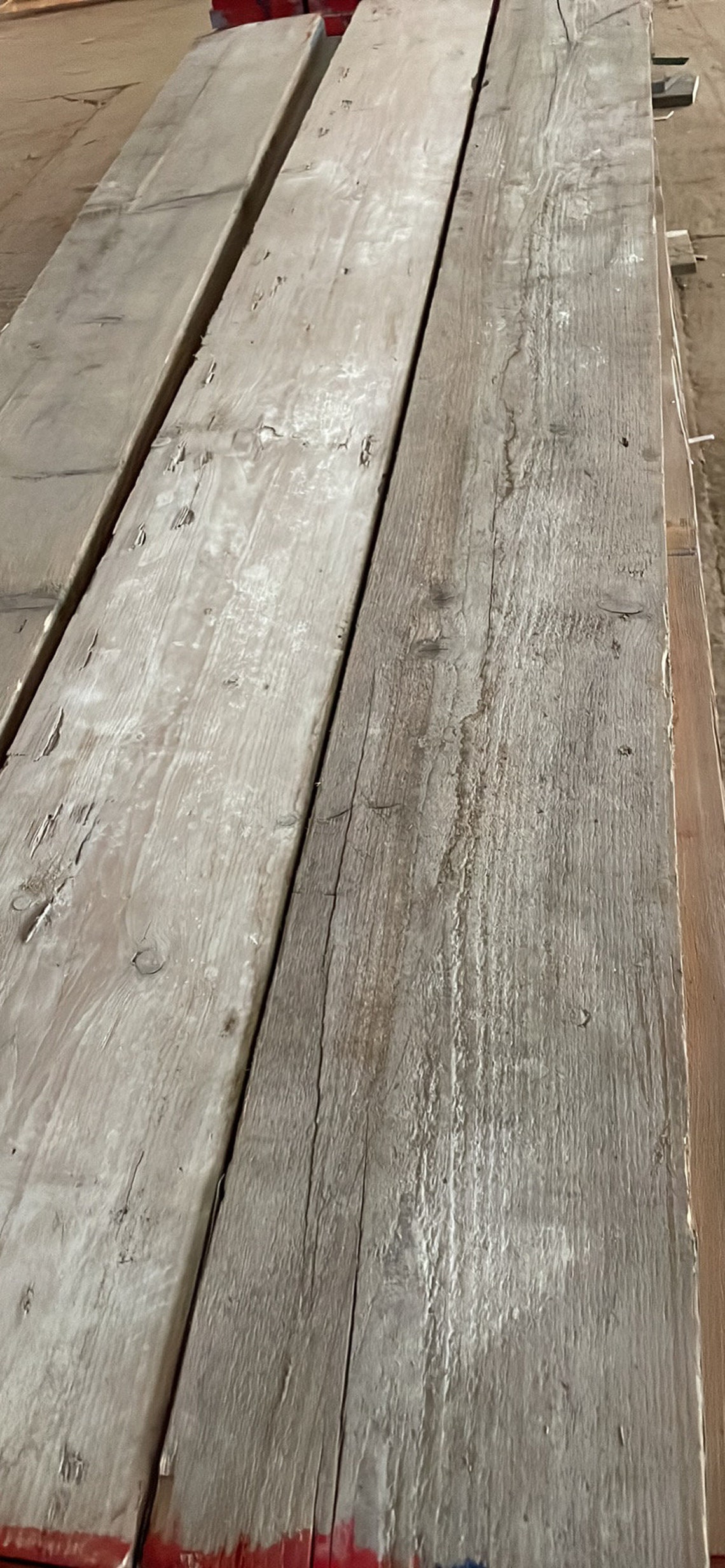 Unfinished Scaffold Boards Cut to Size Make Rustic Wooden Shelves or