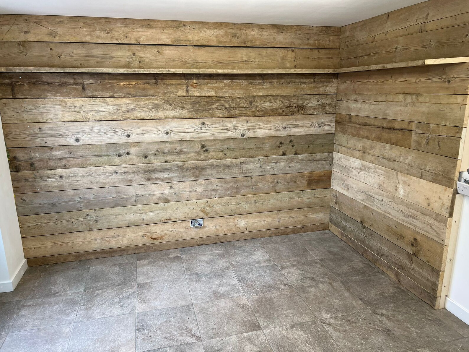 Unfinished Scaffold Boards Cut to Size Make Rustic Wooden Shelves or