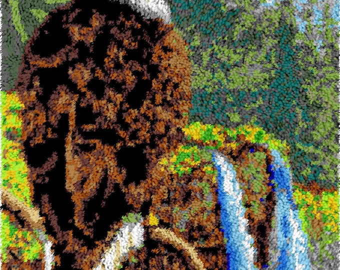 Rug Making Latch Hooking Kit | Eagle