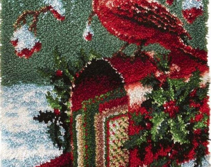 Rug Making Latch Hooking Kit | Holiday mailbox