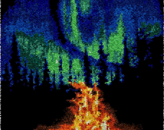 Rug Making Latch Hooking Kit | Campfire